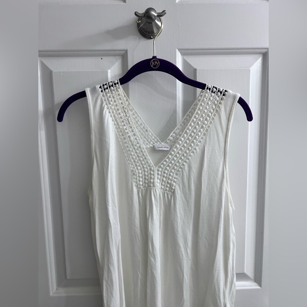 Lascana White Sleeveless Tank Top